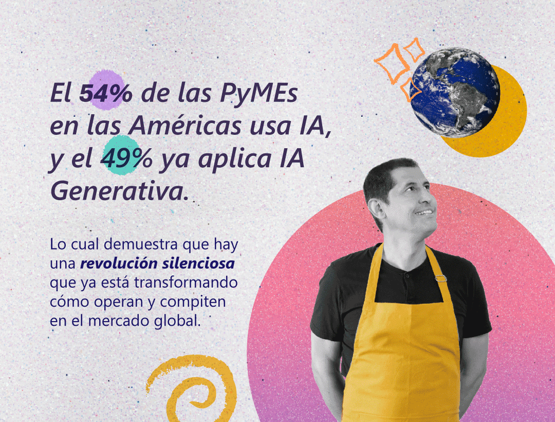 La revolución silenciosa: 54% de las PyMEs en la América ya usa inteligencia artificial