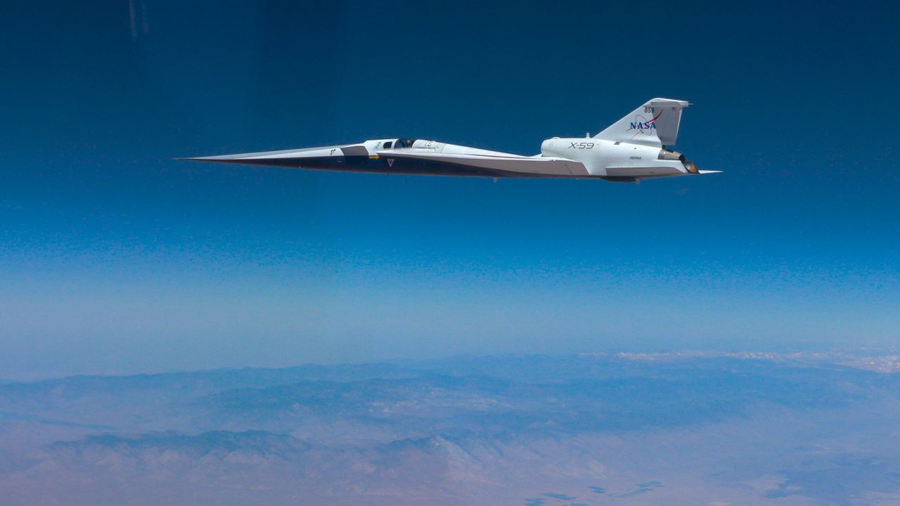 La tecnología detrás del X-59, el avión de la NASA que revivirá los vuelos supersónicos
